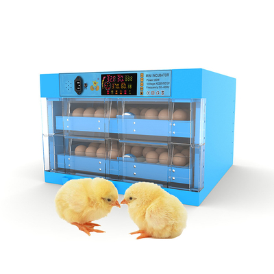 Good Quality Digital Fully Automatic Egg Incubator 12 Volt 128 Mini Egg Incubators Hatching Machine Fully Automatic For Duck Eggs